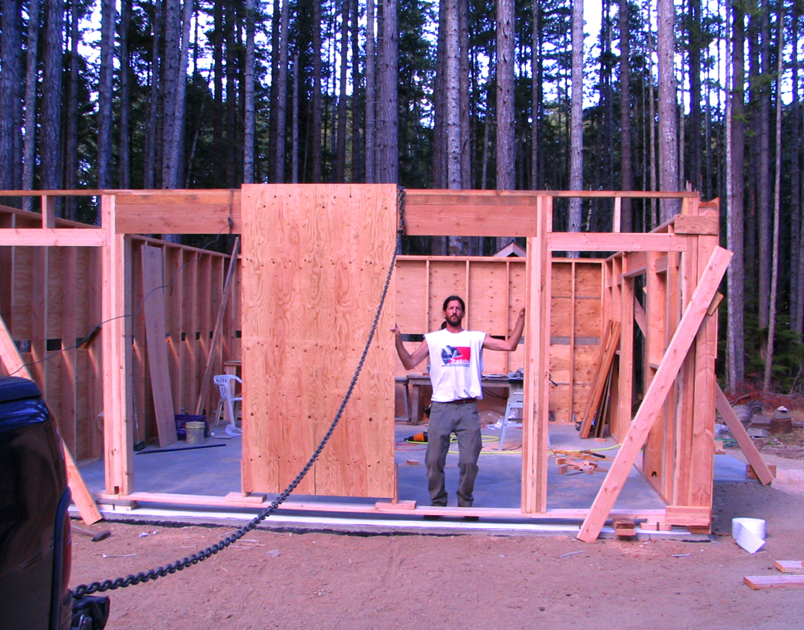 DIY – Framing and Raising the Walls